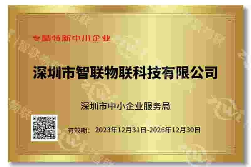 恒星集团专精特新证书